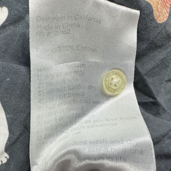 Ripndip Scuba Nerm Shirt Mens L Gray Cat Ocean Beach Surf Skater Street Button* - Picture 11 of 12